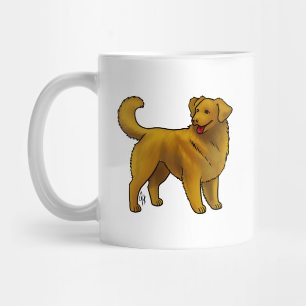 Dog - Nova Scotia Duck Tolling Retriever - Red Gold by Jen's Dogs Custom Gifts and Designs